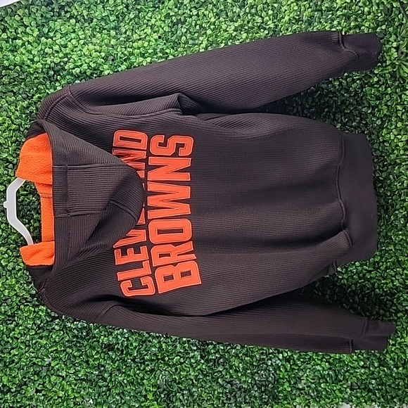 Cleveland Browns G-III Sports Field Goal Full-Zip Hooded Jacket Brown Size Small - Picture 11 of 14